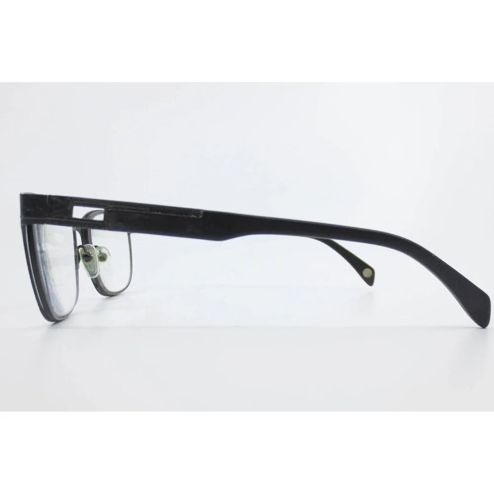 Balmain BL3058 Matte Black Rectangular Eyeglass Frames Made in France 53-17-140